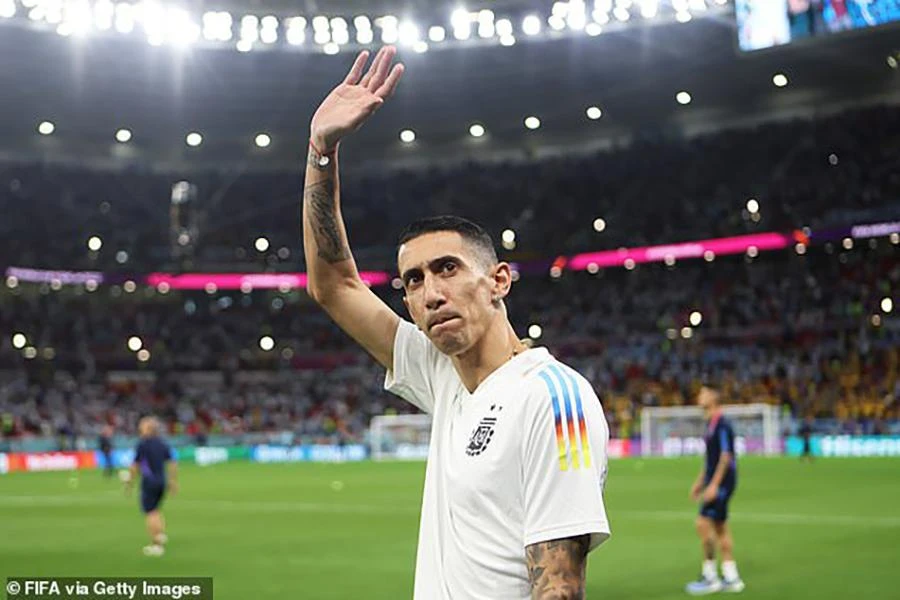 Khả năng ra sân của Di Maria vẫn còn bỏ ngỏ. ẢNH: GETTY