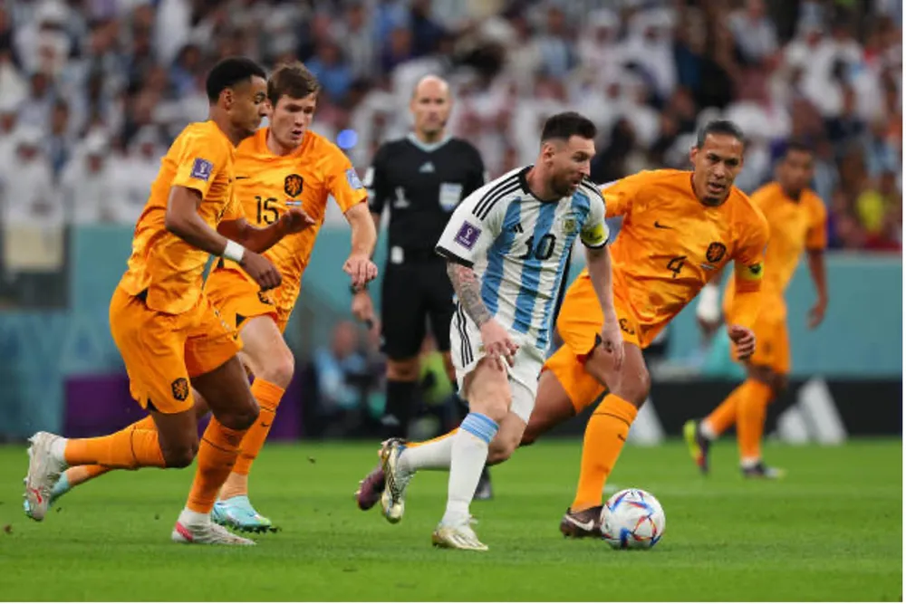 Tầm ảnh hưởng của Messi lên trận đấu là rất lớn, dù anh dành phần lớn thời gian để đi bộ. Ảnh: GETTY