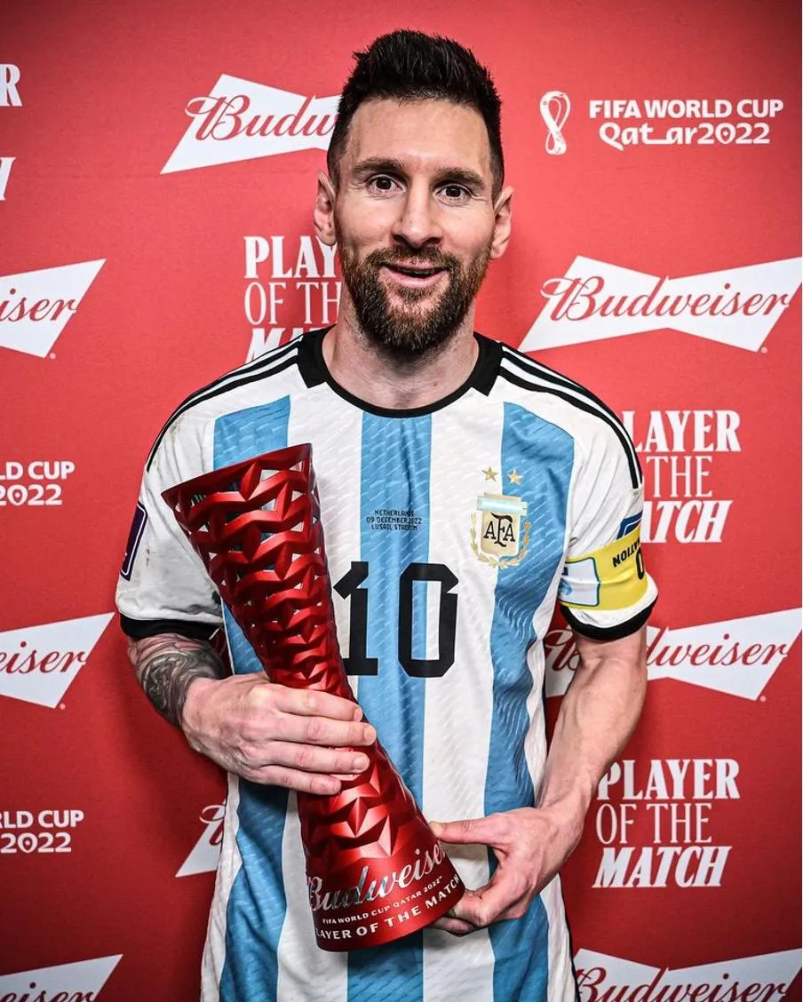 Messi tiếp tục thâu tóm danh hiệu Cầu thủ xuất sắc nhất trận đấu tại World Cup. Ảnh: GOAL