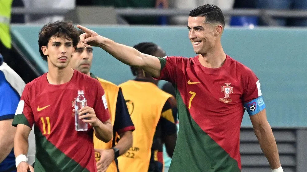 Ronaldo chỉ ghi 1 bàn thắng tại World Cup 2022. ẢNH: GETTY Ronaldo chỉ ghi 1 bàn thắng tại World Cup 2022. ẢNH: GETTY