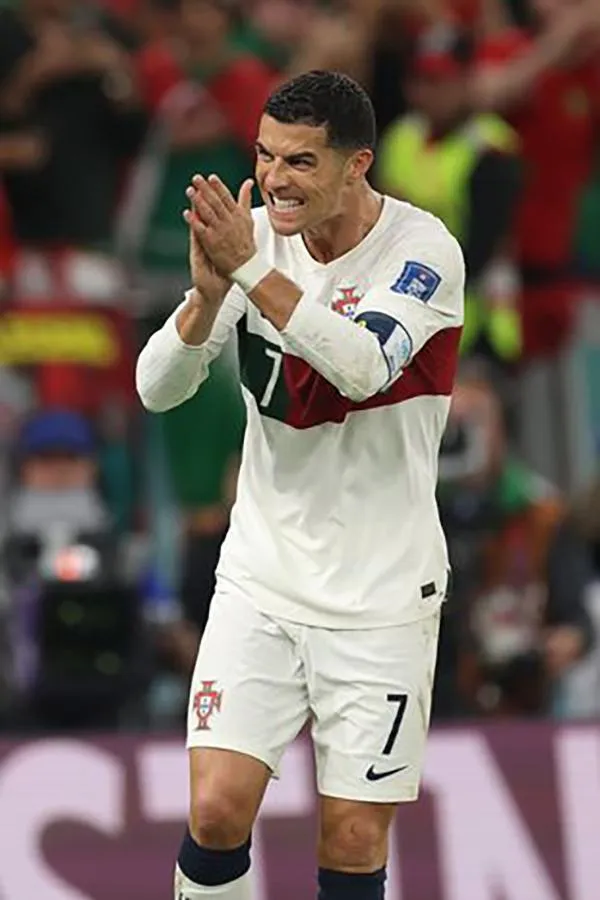 Ronaldo rất quyết tâm vô địch trong kỳ World Cup cuối cùng của anh nhưng bất thành. ẢNH: GETTY