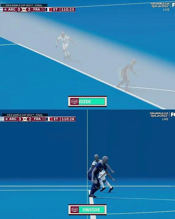 Martinez chưa việt vị.