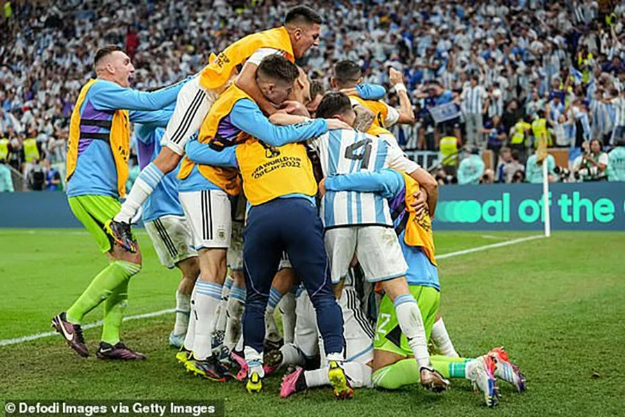 Messi hiện thực hóa giấc mơ vô địch World Cup cùng Argentina ảnh 70