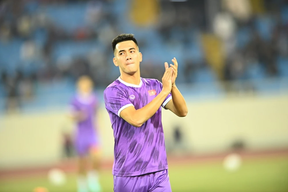 Tiền đạo Tiến Linh. ẢNH: HẢI THỊNH