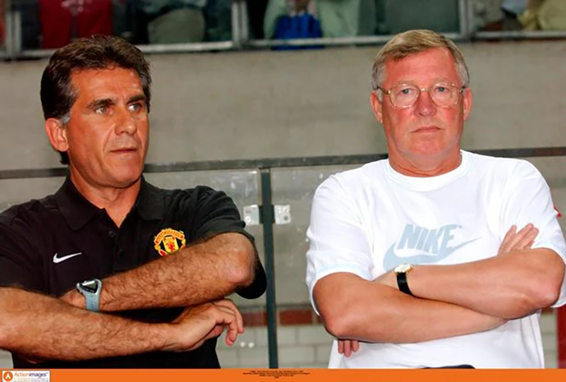 Sir Alex nổi tiếng với biệt danh 'máy sấy tóc'. ẢNH: ACTION