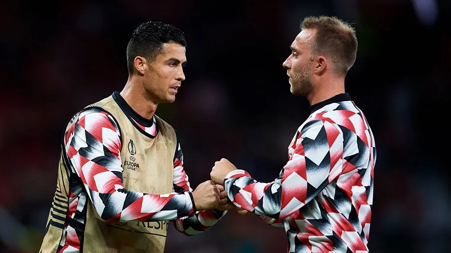 Eriksen thừa nhận các cầu thủ MU rất buồn khi không còn Ronaldo trong đội. ẢNH: GETTY