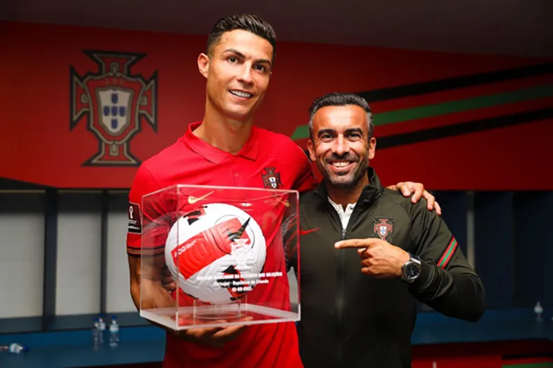 Regufe là người quản lý của Ronaldo từ năm 2018. ẢNH: INSTAGRAM RICKYREGUFE Regufe là người quản lý của Ronaldo từ năm 2018. ẢNH: INSTAGRAM RICKYREGUFE