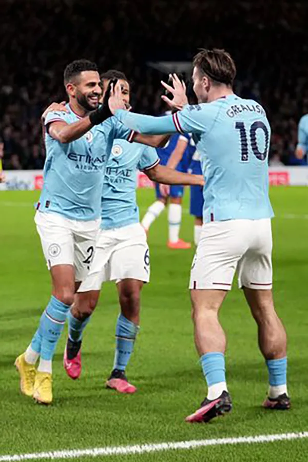 Hai siêu dự bị HLV Pep Guardiola tung vào sân đã cùng nhau tạo nên bàn thắng duy nhất trận đấu cho Man City. ẢNH: GETTY Hai siêu dự bị HLV Pep Guardiola tung vào sân đã cùng nhau tạo nên bàn thắng duy nhất trận đấu cho Man City. ẢNH: GETTY