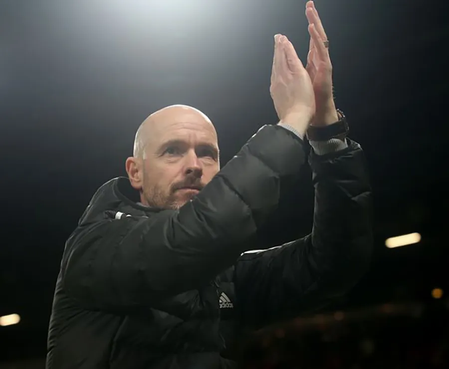 HLV Erik Ten Hag đang đưa MU đi đúng quỹ đạo. ẢNH: GETTY