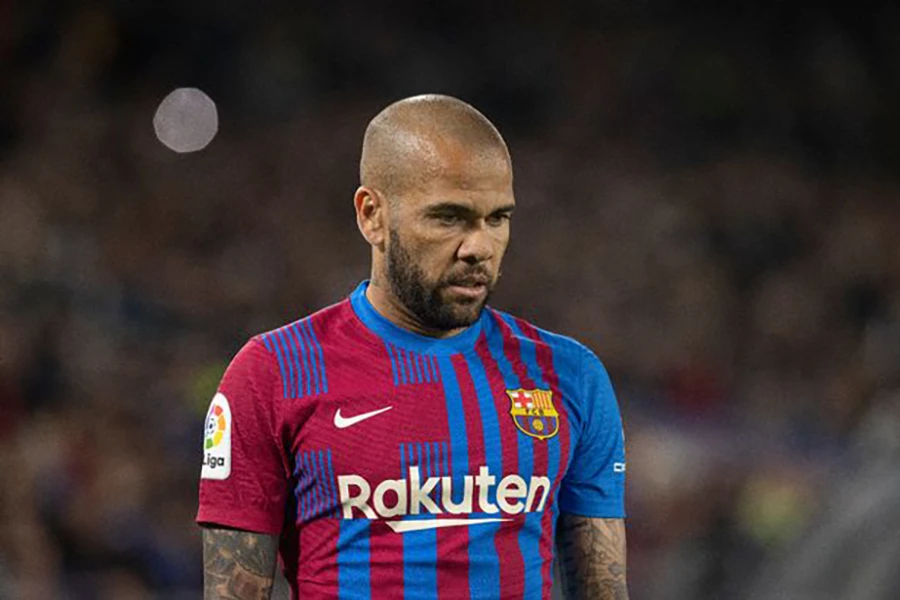 Dani Alves là huyền thoại của CLB Barcelona. ẢNH: GETTY