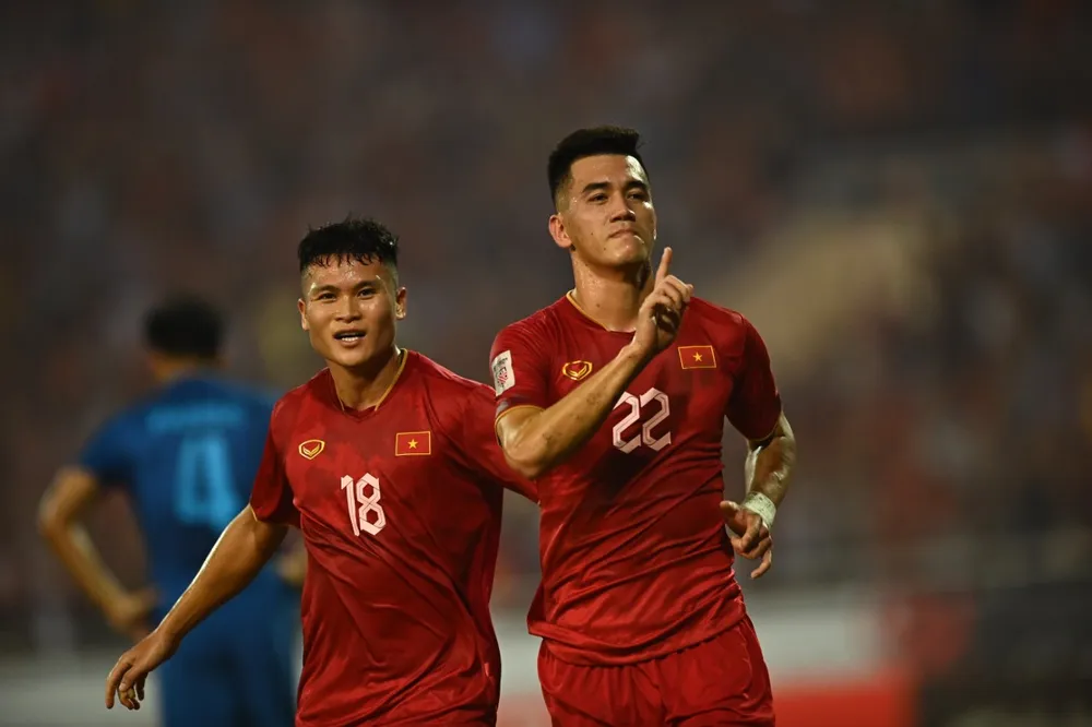 Tiến Linh lại là người mở điểm cho Việt Nam. ẢNH: HẢI THỊNH