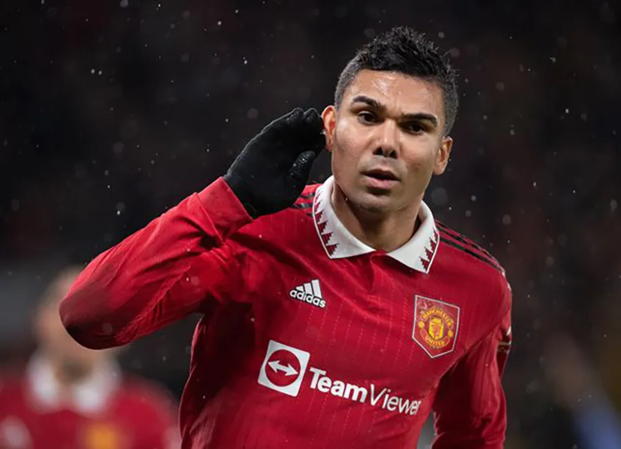 Casemiro được xem là bản hợp đồng thành công nhất của Ten Hag tại MU. ẢNH: GETTY Casemiro được xem là bản hợp đồng thành công nhất của Ten Hag tại MU. ẢNH: GETTY