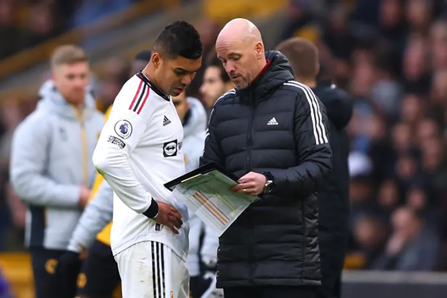 Casemiro tiết lộ nỗi ám ảnh của Ten Hag là chiến thắng và giúp Man Utd trở lại vinh quang xưa. ẢNH: GETTY Casemiro tiết lộ nỗi ám ảnh của Ten Hag là chiến thắng và giúp Man Utd trở lại vinh quang xưa. ẢNH: GETTY