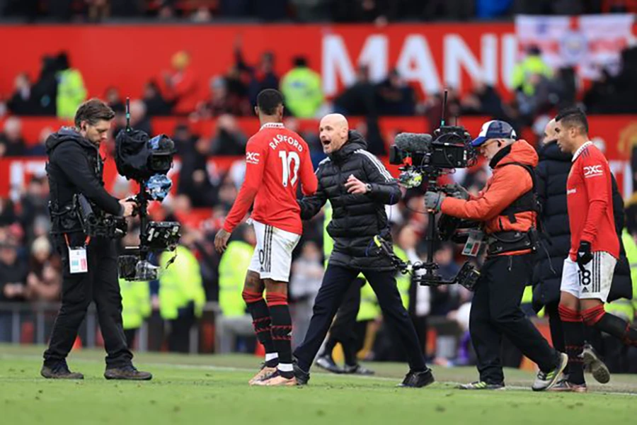 Rashford đang có phong độ ghi bàn cực khủng thời gian gần đây. ẢNH: GETTY