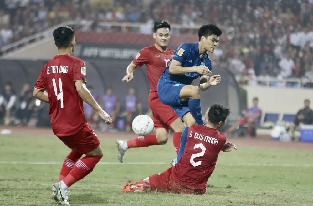 Báo Thái Lan cảnh báo đội nhà phải hết sức thận trọng trước Việt Nam. ẢNH: SIAMSPORT