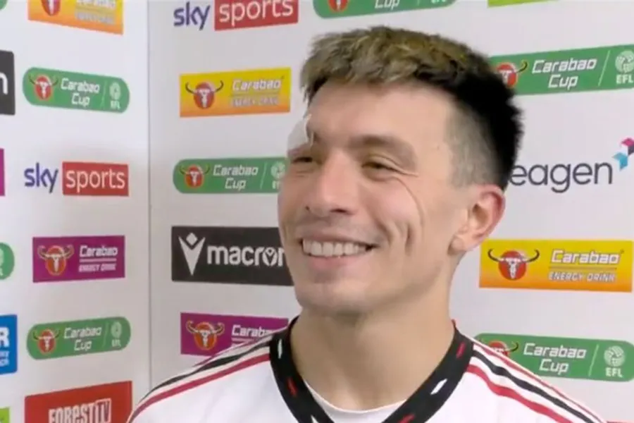 Lisandro Martinez rất vui vì MU đang đi đúng hướng. ẢNH: MIRROR Lisandro Martinez rất vui vì MU đang đi đúng hướng. ẢNH: MIRROR