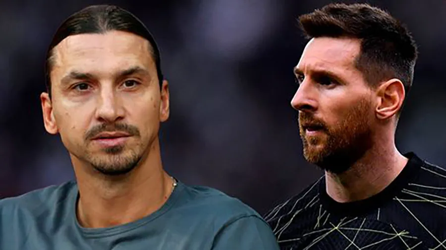 Bây giờ, Ibrahimovic lại thừa nhận Messi là cầu thủ hay nhất lịch sử bóng đá. ẢNH: MIRROR