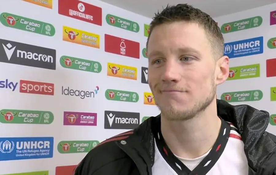 Wout Weghorst chỉ là phương án trong ngắn hạn của MU. ẢNH: SKY SPORTS