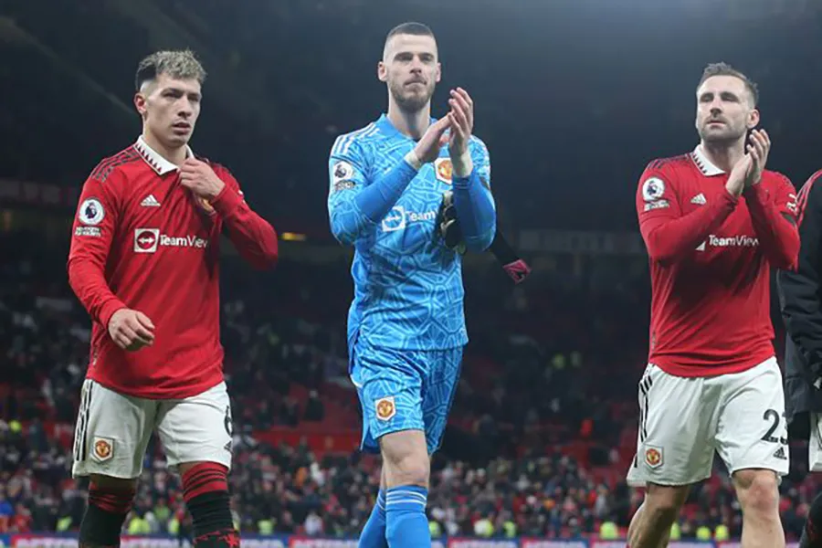 De Gea tin rằng MU đang đi đúng hướng dưới thời Erik Ten Hag. ẢNH: GETTY