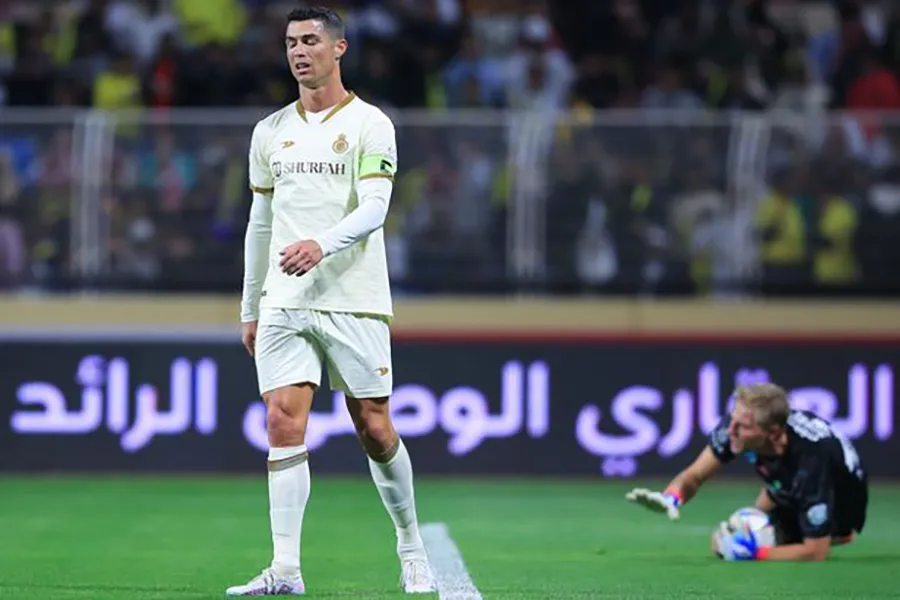 Ronaldo gặp khó trong giai đoạn đầu ở Al Nassr. ẢNH: GETTY Ronaldo gặp khó trong giai đoạn đầu ở Al Nassr. ẢNH: GETTY
