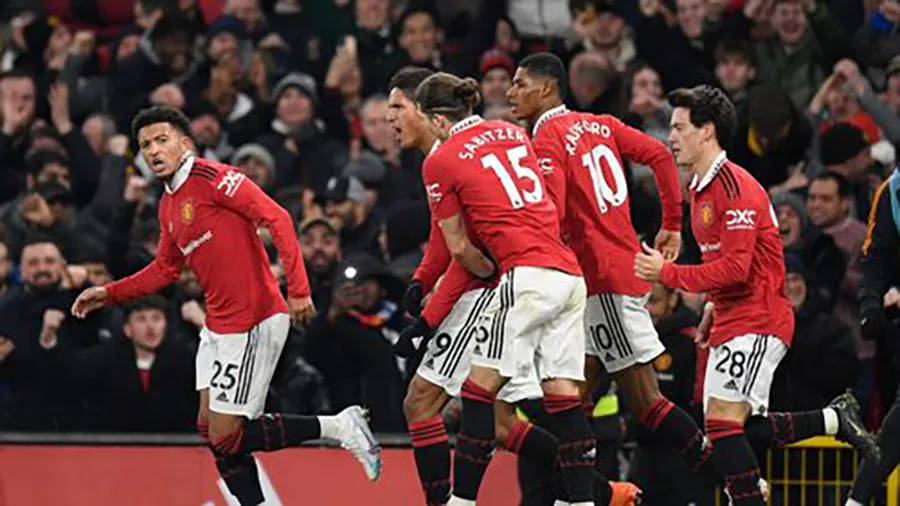 MU đã phản ứng tốt sau khi bị Leeds dẫn trước 2-0. ẢNH: GETTY