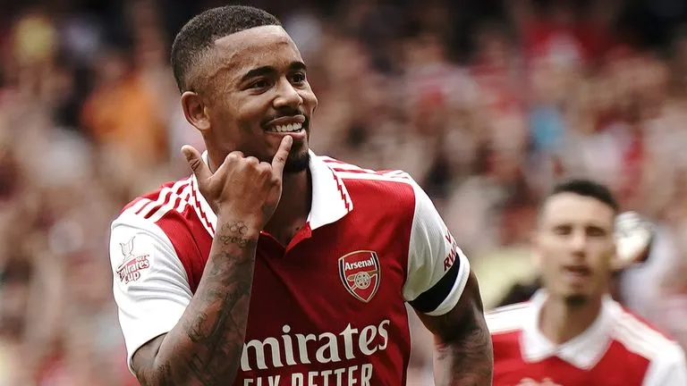 Vắng Gabriel Jesus, Arsenal mất đi sức mạnh trên hàng công. Ảnh: Getty