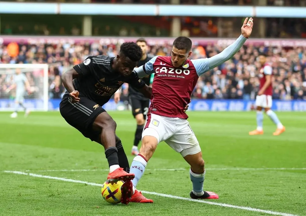 Saka là người ghi bàn gỡ hòa 1-1 cho Arsenal. Ảnh: Getty Saka là người ghi bàn gỡ hòa 1-1 cho Arsenal. Ảnh: Getty