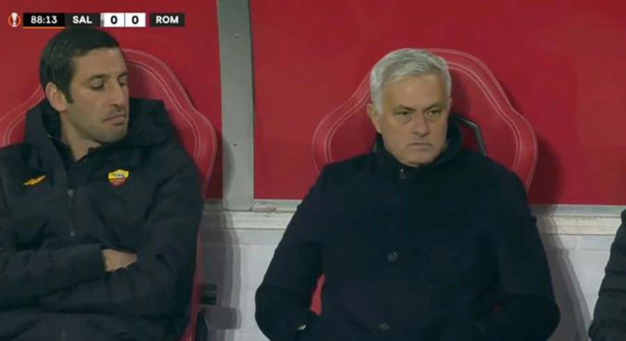 Jose Mourinho hiện đang dẫn dắt AS Roma. ẢNH: MIRROR