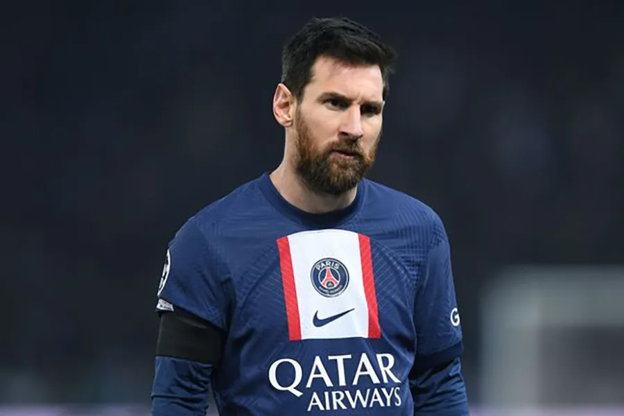 Messi đang cùng PSG trải qua giai đoạn khó khăn. ẢNH: REX