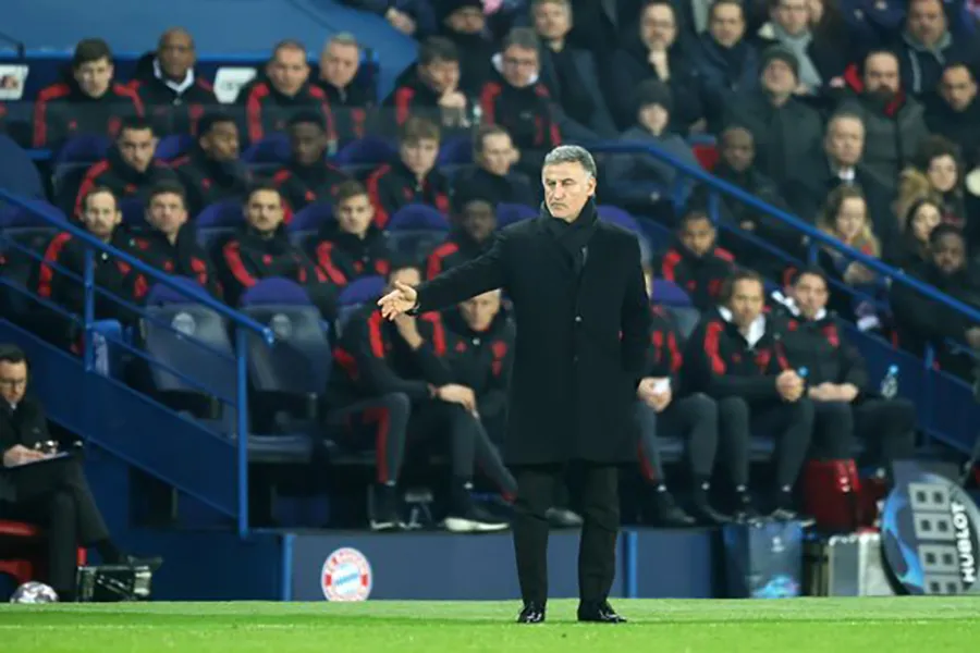 Christophe Galtier đang chịu áp lực lớn vì thành tích tồi tệ của PSG. ẢNH: GETTY