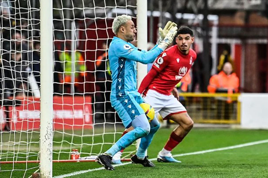 Navas đã chơi 1 trận đấu rất hay. ẢNH: GETTY