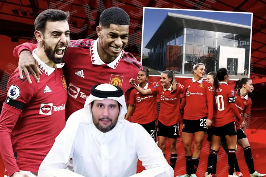 MU sẽ "lột xác" toàn diện dưới thời chủ sở hữu mới Sheikh Jassim. ẢNH: SUN SPORTS MU sẽ "lột xác" toàn diện dưới thời chủ sở hữu mới Sheikh Jassim. ẢNH: SUN SPORTS