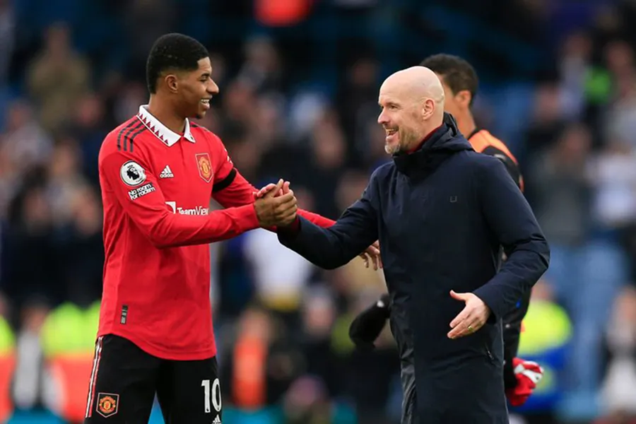 Khả năng ra sân của Marcus Rashford ở chung kết Carabao Cup còn bỏ ngỏ. ẢNH: GETTY