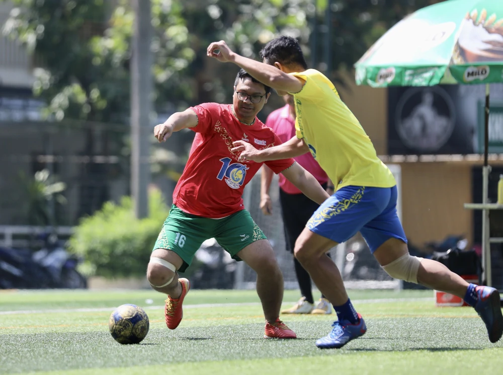 Cầu thủ Tự Sang của báo Pháp Luật TP.HCM