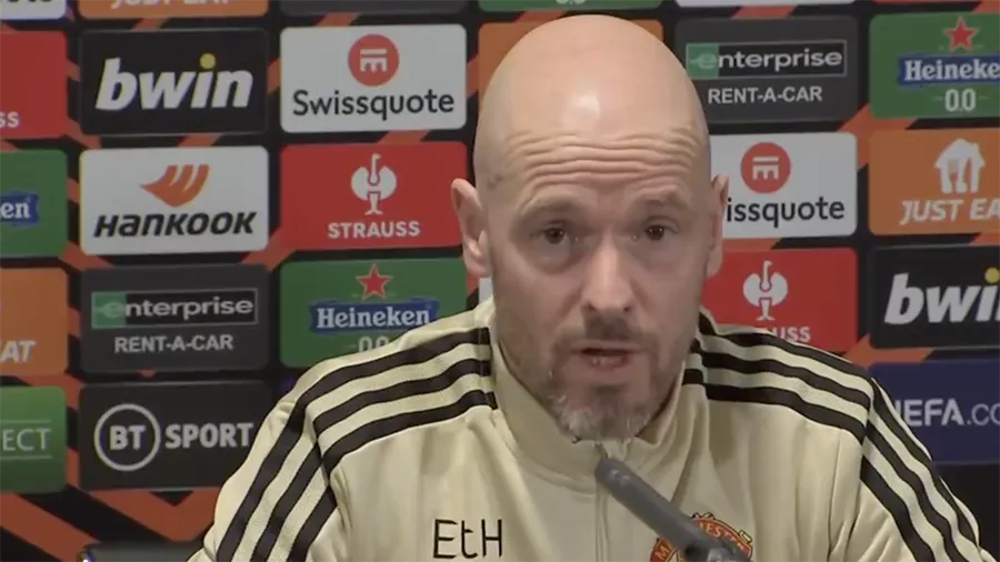 Ten Hag tin rằng MU sẽ đứng dậy sau thất bại trước Liverpool. ẢNH: FOOTBALL DAILY