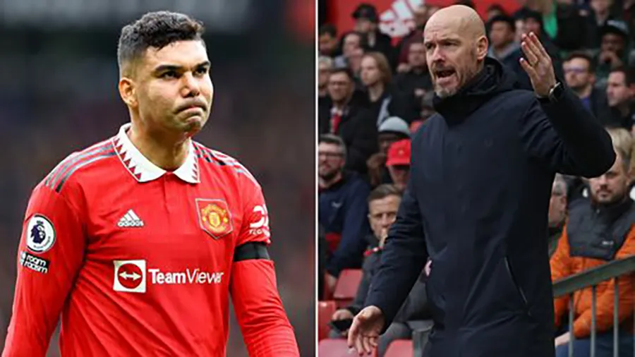 Ten Hag đã chỉ trích trọng tài làm ảnh hưởng đến trận đấu. ẢNH: MIRROR