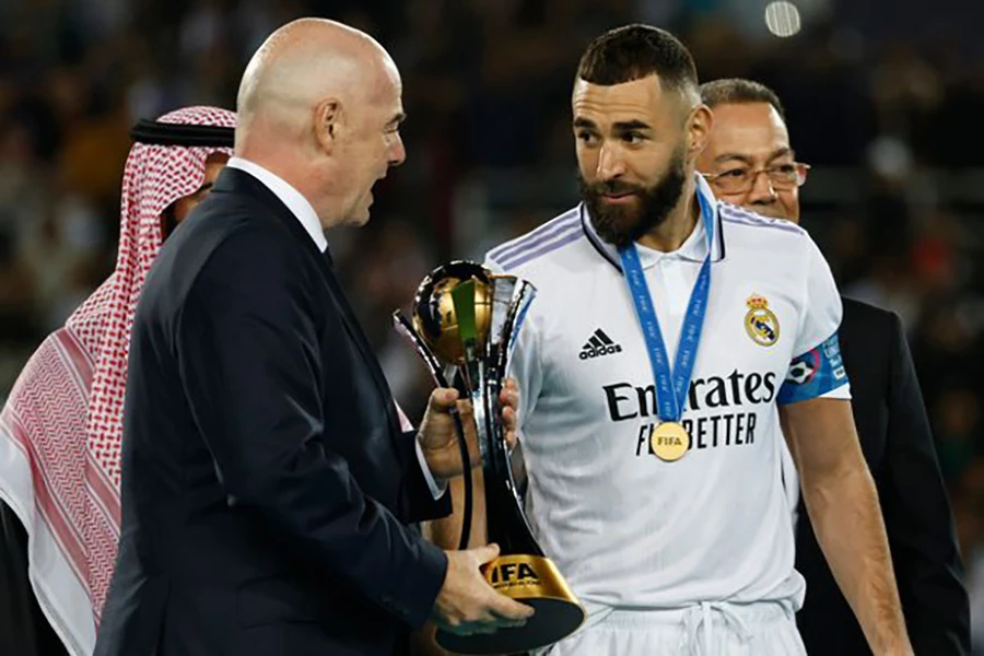 Real Madrid vừa vô địch FIFA Club World Cup gần nhất cũng có suất dự giải năm 2025. ẢNH: GETTY