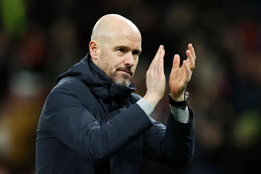 HLV Erik Ten Hag đang làm rất tốt công việc của mình ở MU. ẢNH: GETTY