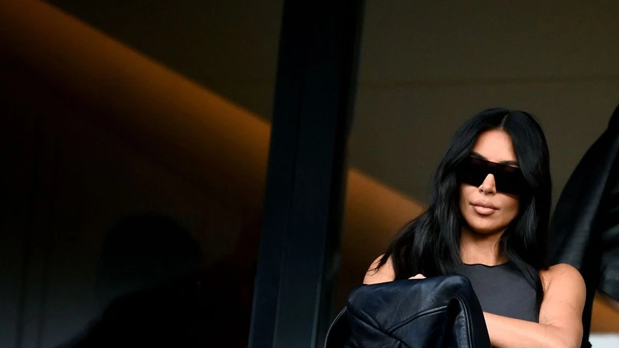 Kim Kardashian là nạn nhân trước trí tưởng tượng phong phú của fan bóng đá. ẢNH: GETTY