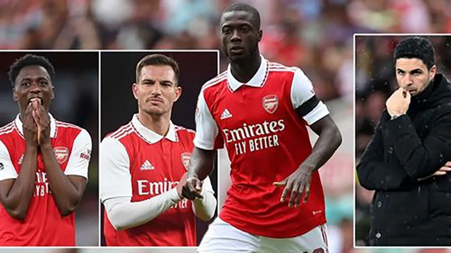 7 cầu thủ Arsenal phải ra đi vì không còn chỗ đứng dưới thời Arteta. ẢNH: MIRROR