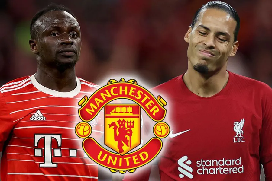 MU đã bỏ lỡ cả Mane và Van Dijk vào tay kình địch Liverpool. ẢNH: MIRROR