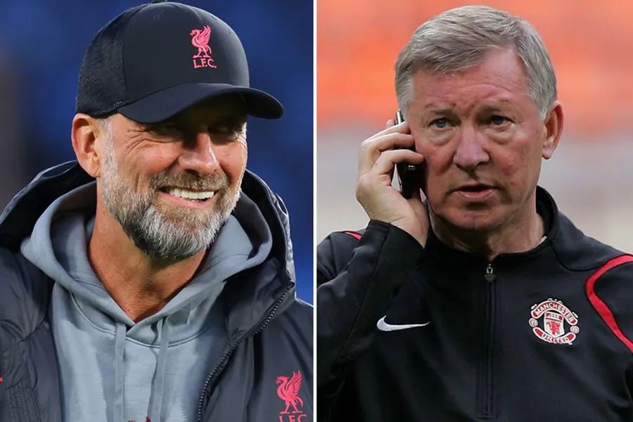 HLV Sir Klopp đã khiến Sir Alex Ferguson không thể sở hữu Robert Lewandowski. ẢNH: MIRROR