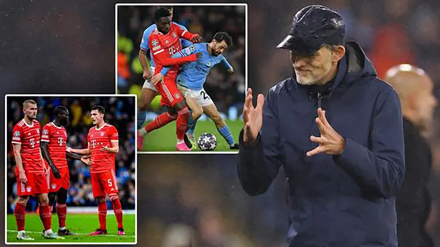 Thomas Tuchel không phục sau trận Bayern Munich thua Man City. ẢNH: MIRROR Thomas Tuchel không phục sau trận Bayern Munich thua Man City. ẢNH: MIRROR