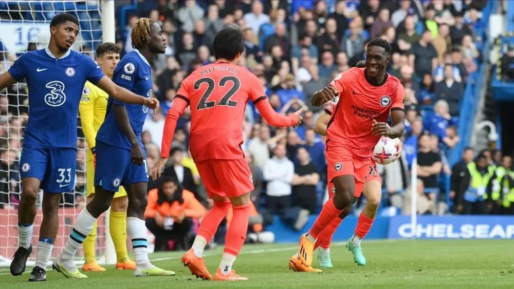 Brighton đã có trận đấu xuất sắc khi lội ngược dòng thành công trên sân Stamford Brigde. Ảnh: Getty