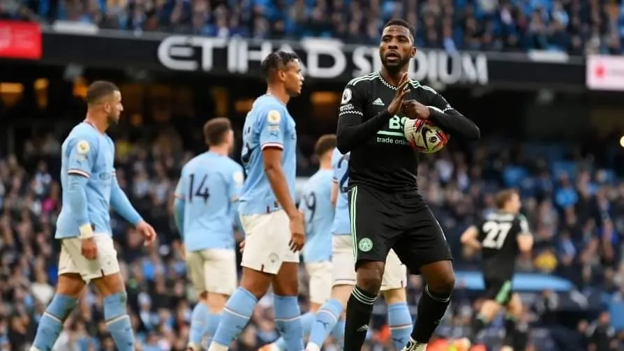 Bàn thắng của Iheanacho không thể giúp Leicester City tránh khỏi một trận thua. Ảnh: Getty