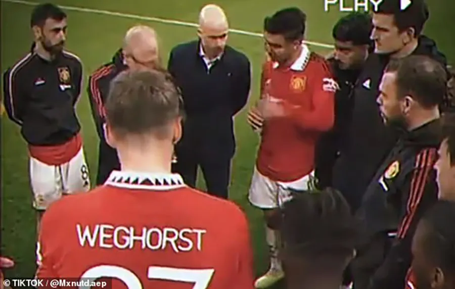 De Gea đã tiết lộ chiến thuật của MU trong loạt sút pen. ẢNH: @MXNUTD De Gea đã tiết lộ chiến thuật của MU trong loạt sút pen. ẢNH: @MXNUTD