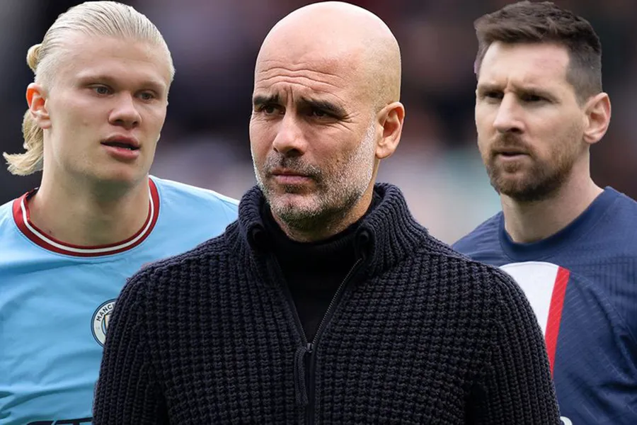 Pep Guardiola đã chỉ ra 2 đặc điểm Erling Haaland giống hệt Lionel Messi. ẢNH: MIRROR Pep Guardiola đã chỉ ra 2 đặc điểm Erling Haaland giống hệt Lionel Messi. ẢNH: MIRROR