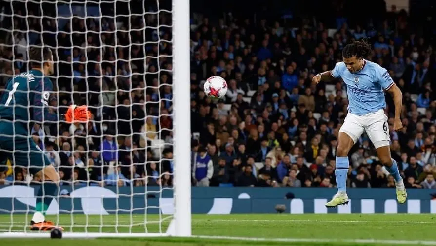 Bàn thắng của Nathan Ake giúp Man City giải tỏa được nhiều áp lực. Ảnh: Getty Bàn thắng của Nathan Ake giúp Man City giải tỏa được nhiều áp lực. Ảnh: Getty