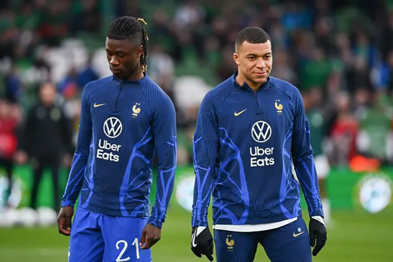 Camavinga và Mbappe đang là trụ cột của á quân thế giới Pháp. ẢNH: GETTY Camavinga và Mbappe đang là trụ cột của á quân thế giới Pháp. ẢNH: GETTY