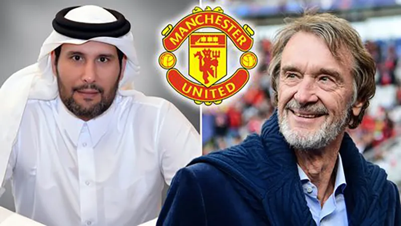 Sheikh Jassim và Sir Jim Ratcliffe là hai ứng viên lớn nhất sở hữu MU. ẢNH: MIRROR Sheikh Jassim và Sir Jim Ratcliffe là hai ứng viên lớn nhất sở hữu MU. ẢNH: MIRROR
